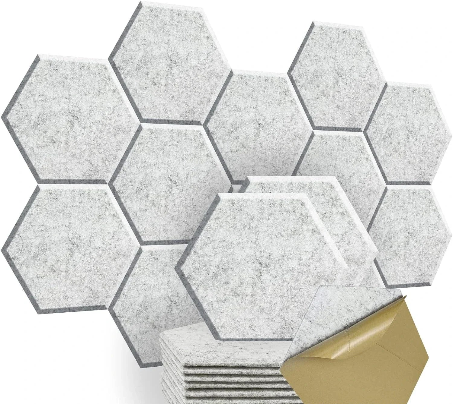 Kitchen Self-Adhesive Soundproof Panels Wall Noise Reduction Soundproof Foam Is Ideal Studios Music Rooms And Office