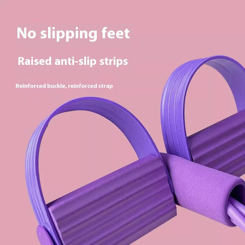 4/6 Tubes Multifunctional Gym Resistance Bands Portable Pedal Tensioner Home Gym Equipment Sit-up Aid Abdominal Training