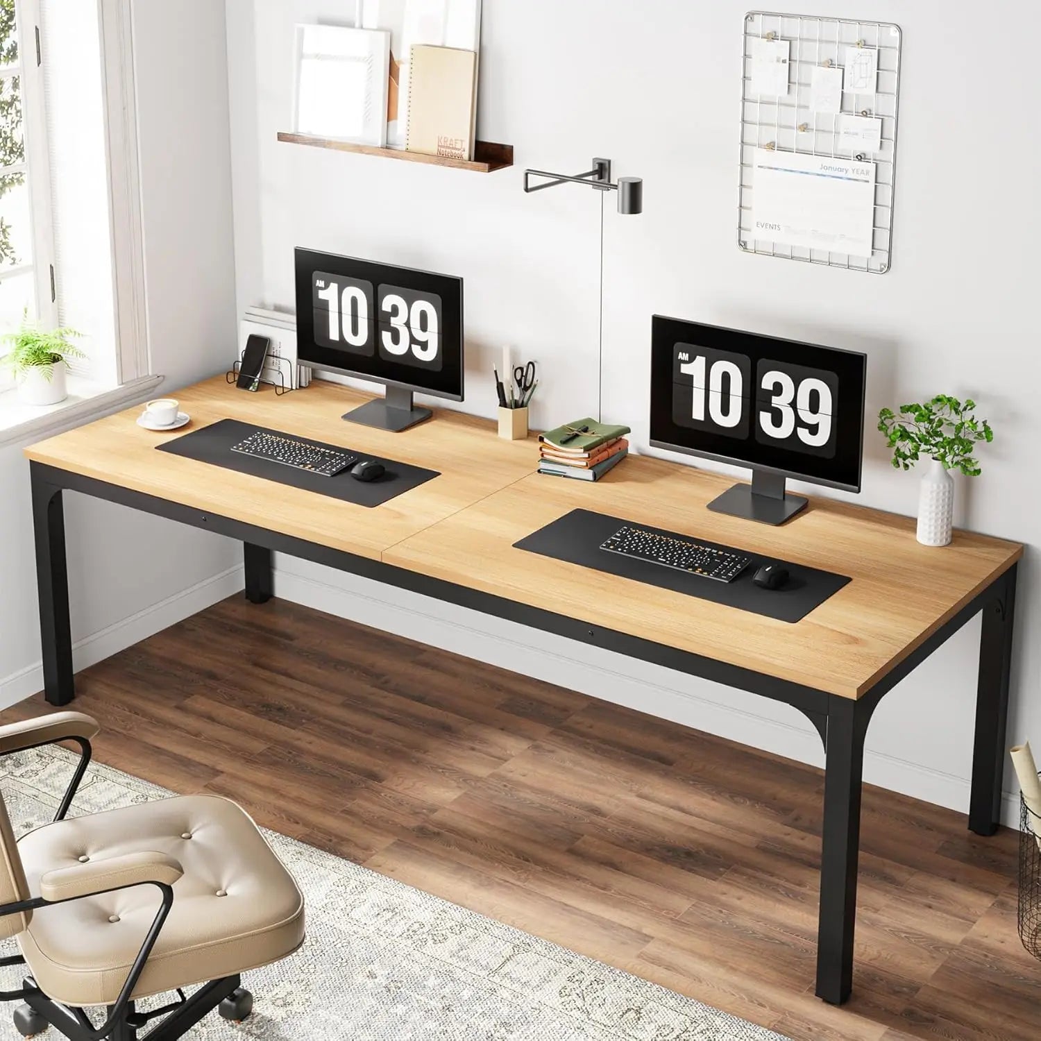 78-7-inches-extra-long-computer-desk-2-person-desk-double-long-desk-workstaion-for-home-office-2