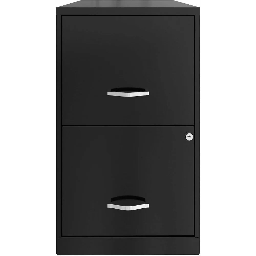 14341 18 Deep 2-Drawer File Cabinet Black