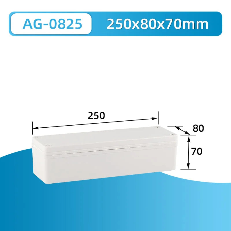 Outdoor waterproof power box ABS plastic IP67 electric control box DIY indoor wire shell connection cable branch