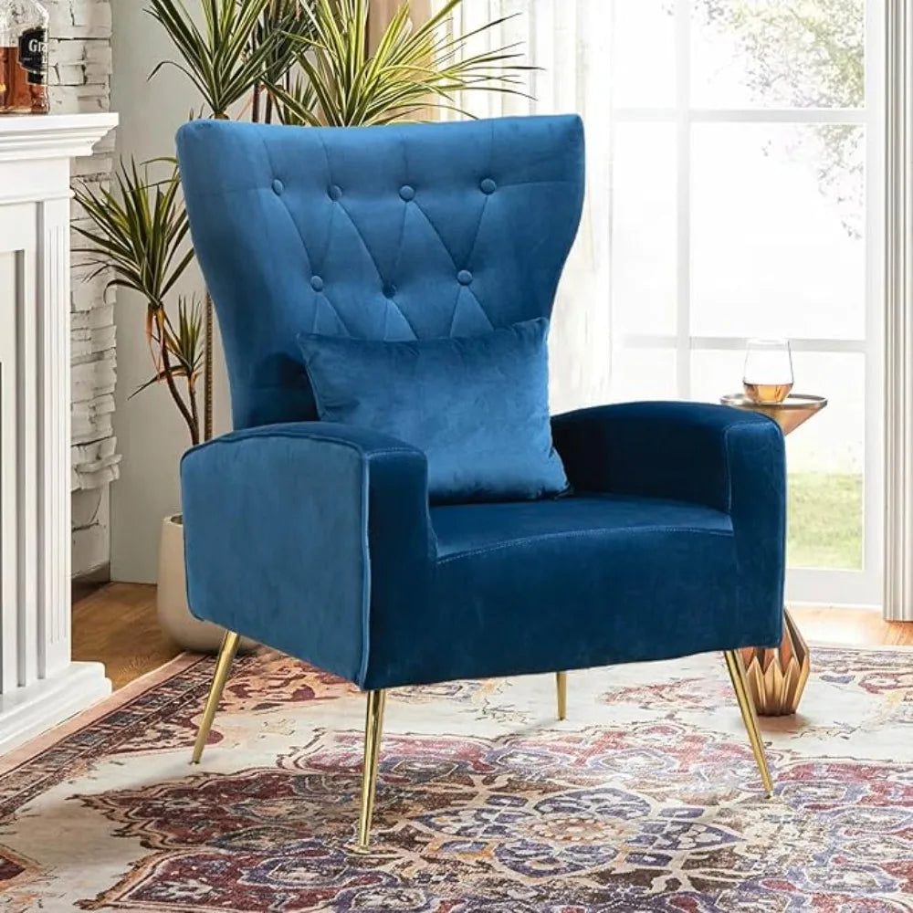 velvet-accent-arm-chair-mid-century-modern-living-room-chair-wingback-bedroom-side-chair-with-gold-legs-pillow-button-tufte