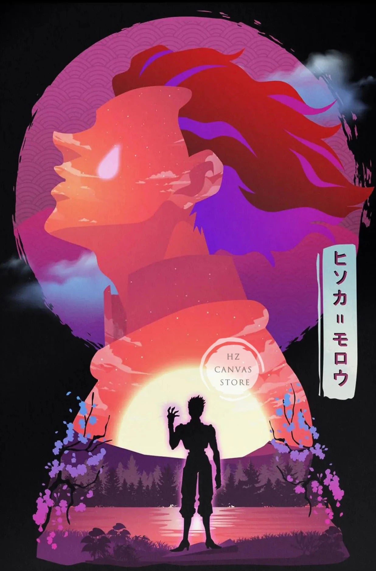 Unique Anime Poster HxH Modern Manga Wall Art Japanese Style Home Decor Living Room Bedroom Office Gift Anime Fans