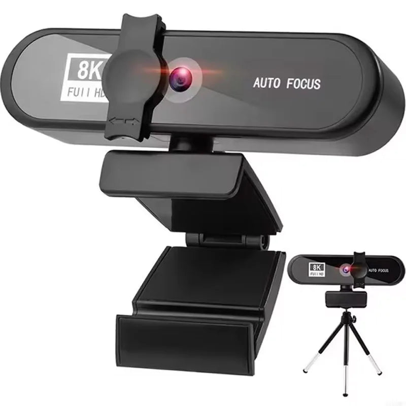 8K Conference 4K PC Webcam Autofocus USB Web Camera Laptop Desktop For Office Meeting Home With Mic 1080P HD Web Cam