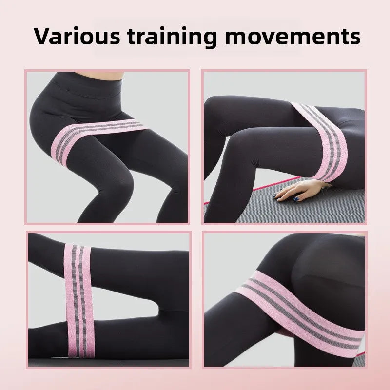 Squat Resistance Band Hip Bands Hip Turning Circle Hip Circle Elastic Band Indoor Training Fitness Yoga Rally Band