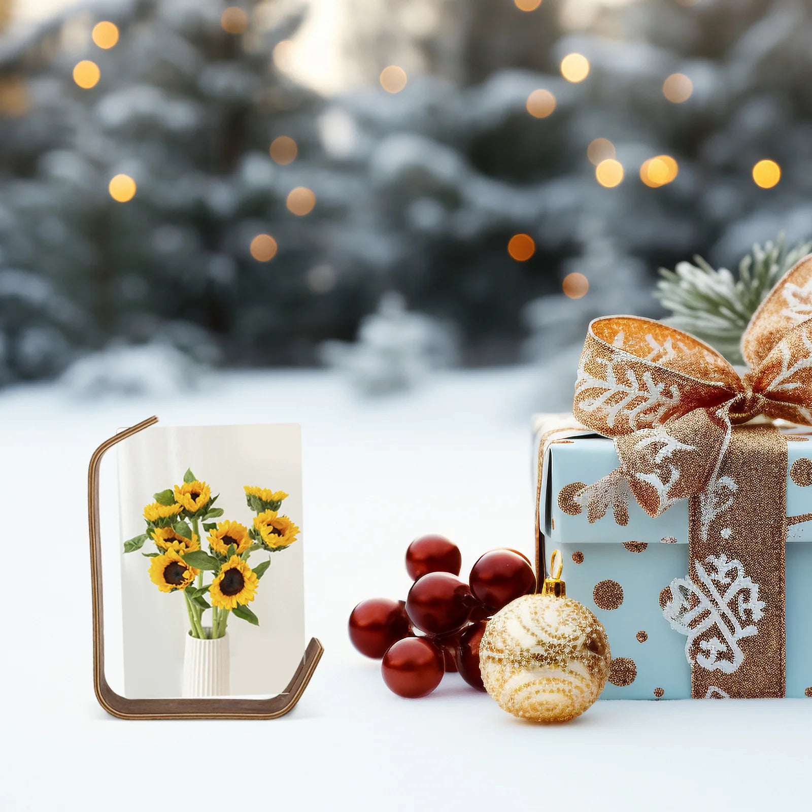 Acrylic Photo Frame 8X10 Inches Simple Sturdy Desktop Picture Frame For Home Office Bedroom Decor Tabletop Display