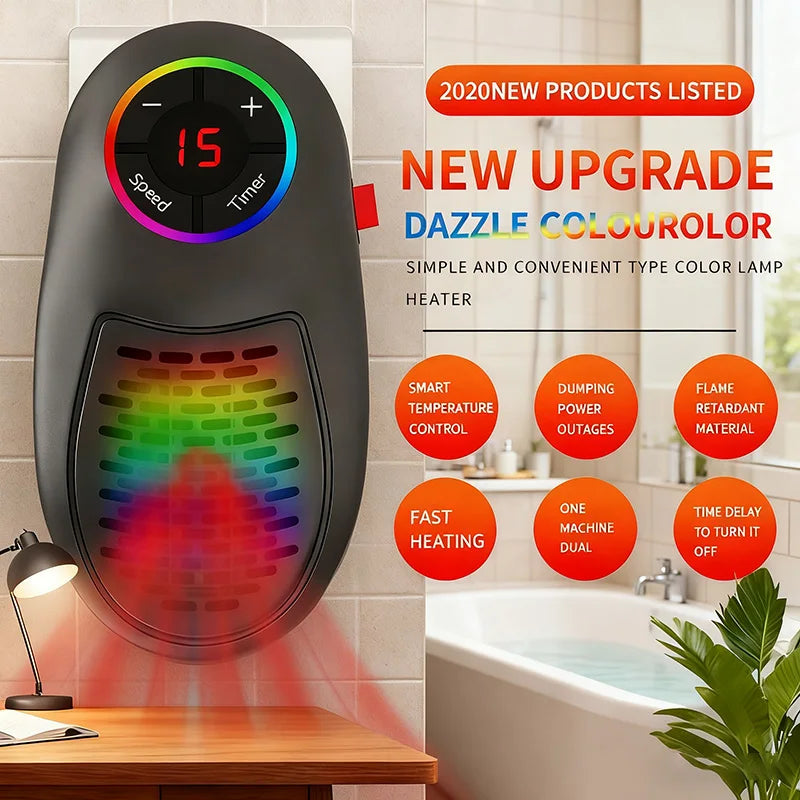 Xiaomi Mini Heater Desktop Heater Intelligent Remote Control Hot Air Fan Portable Electric Heater For Office And Home