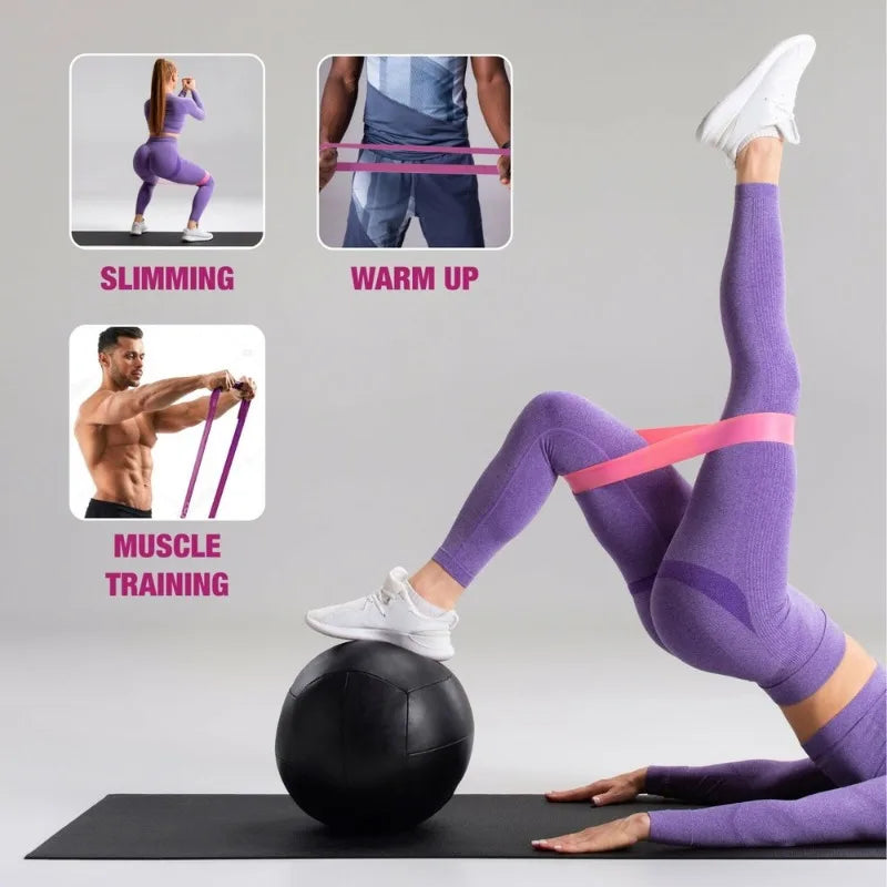 Resistance Bands Set Bandas Elasticas Fitness Gym Equipment for Home Exercise Agility Training Bodybuilding Bar