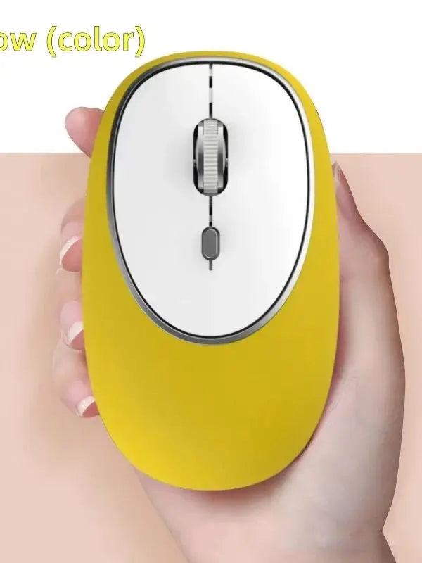 Wireless battery silicone mouse Ergonomic comfortable quiet lightweight portable computer mouse decompression mouse.