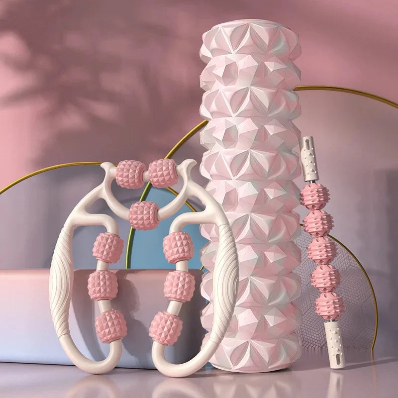 Diamond Foam Axle New Style Roller Slimming Legs Beauty Shaping Deep Massage Yoga Column Muscle Relaxation Equipment