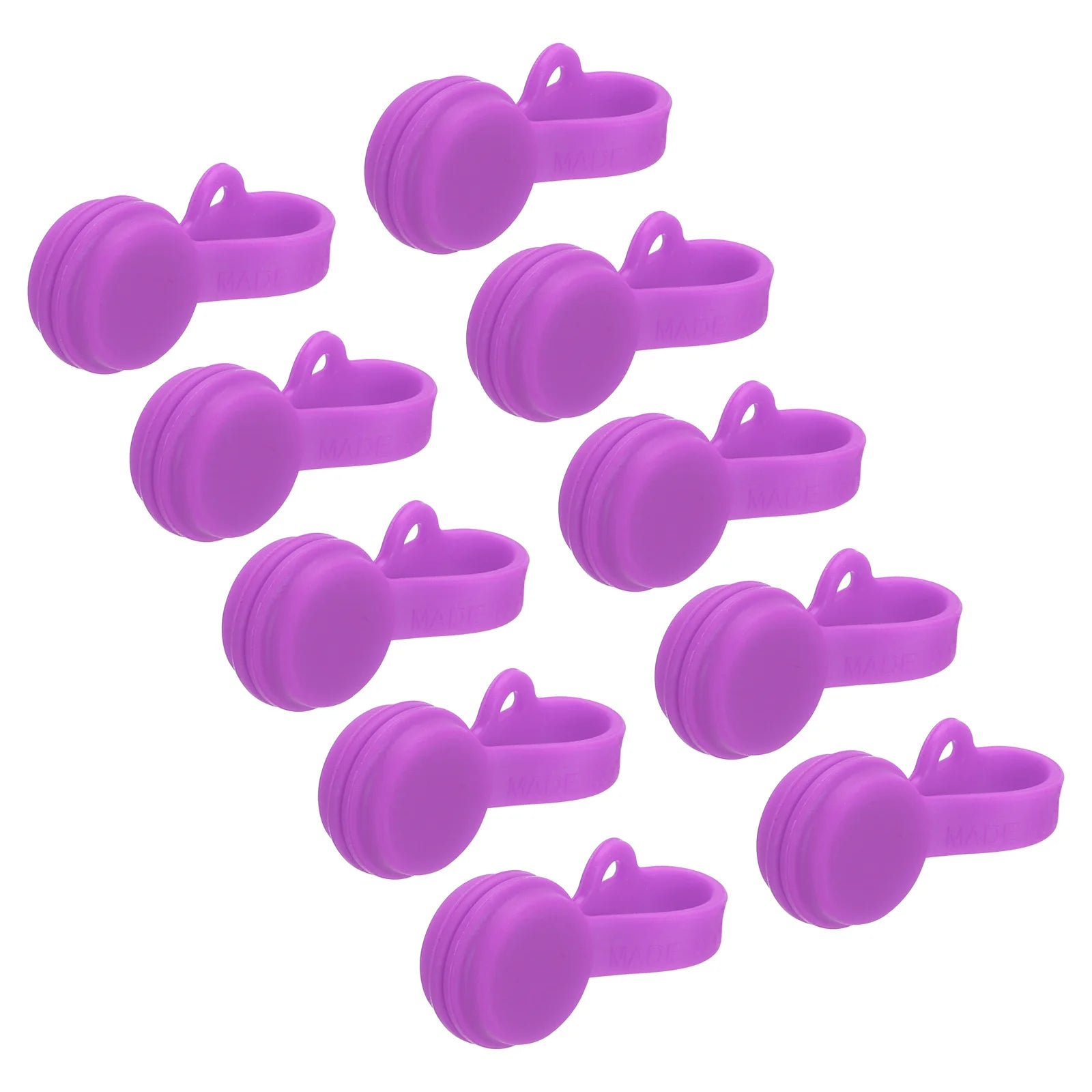 10Pcs Magnetic Cable Clips 2.8 Inch x 0.6 Inch Magnetic Cord Organizer Cable Ties Reusable Twist Ties for Home Kitchen