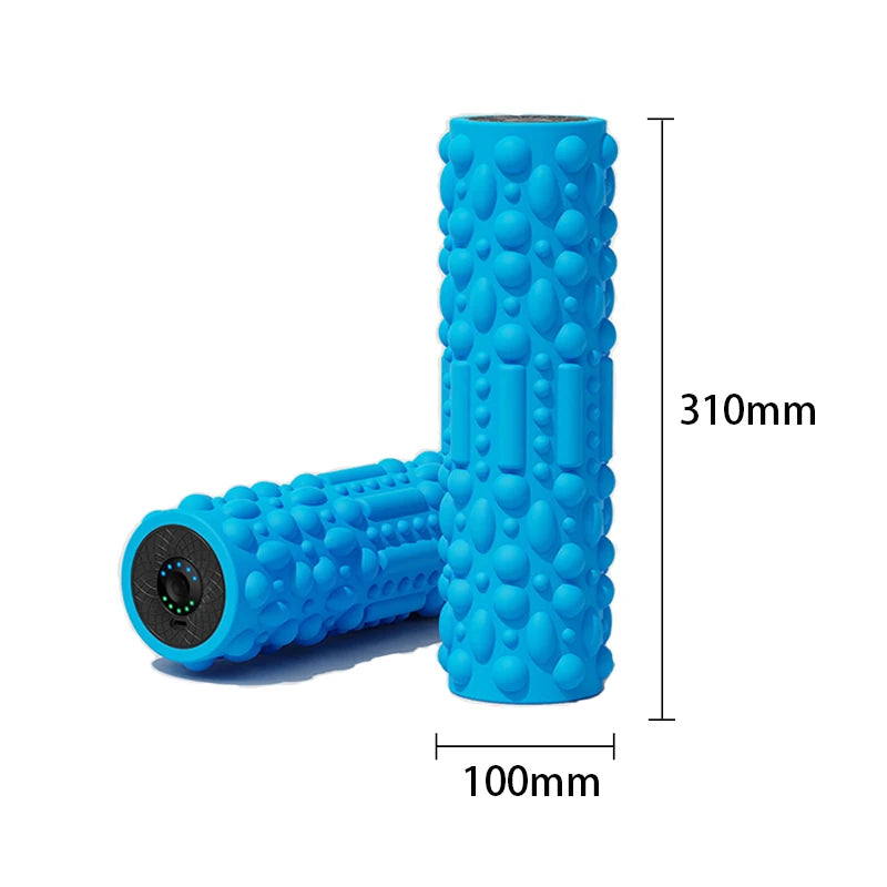 Rechargeable 5 Gears Vibrating Massage Ball Portable Peanut Massager Vibrating Foam Roller For Fitness Mobility Yoga