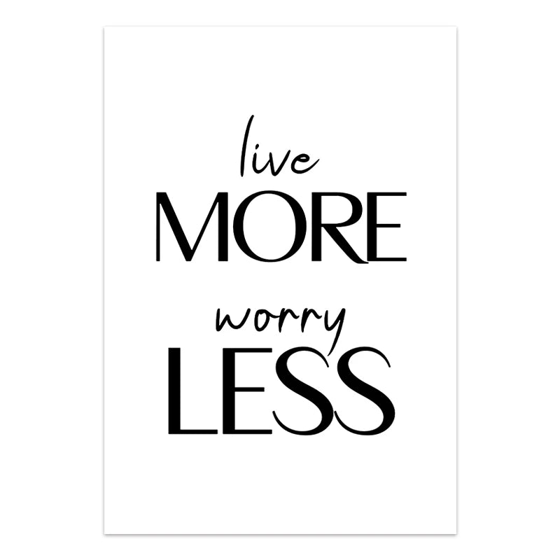 Nordic Inspirational Quotes Posters Modern Cursive Verse Wall Art Canvas Paintings Mural Decor for Living Room Office