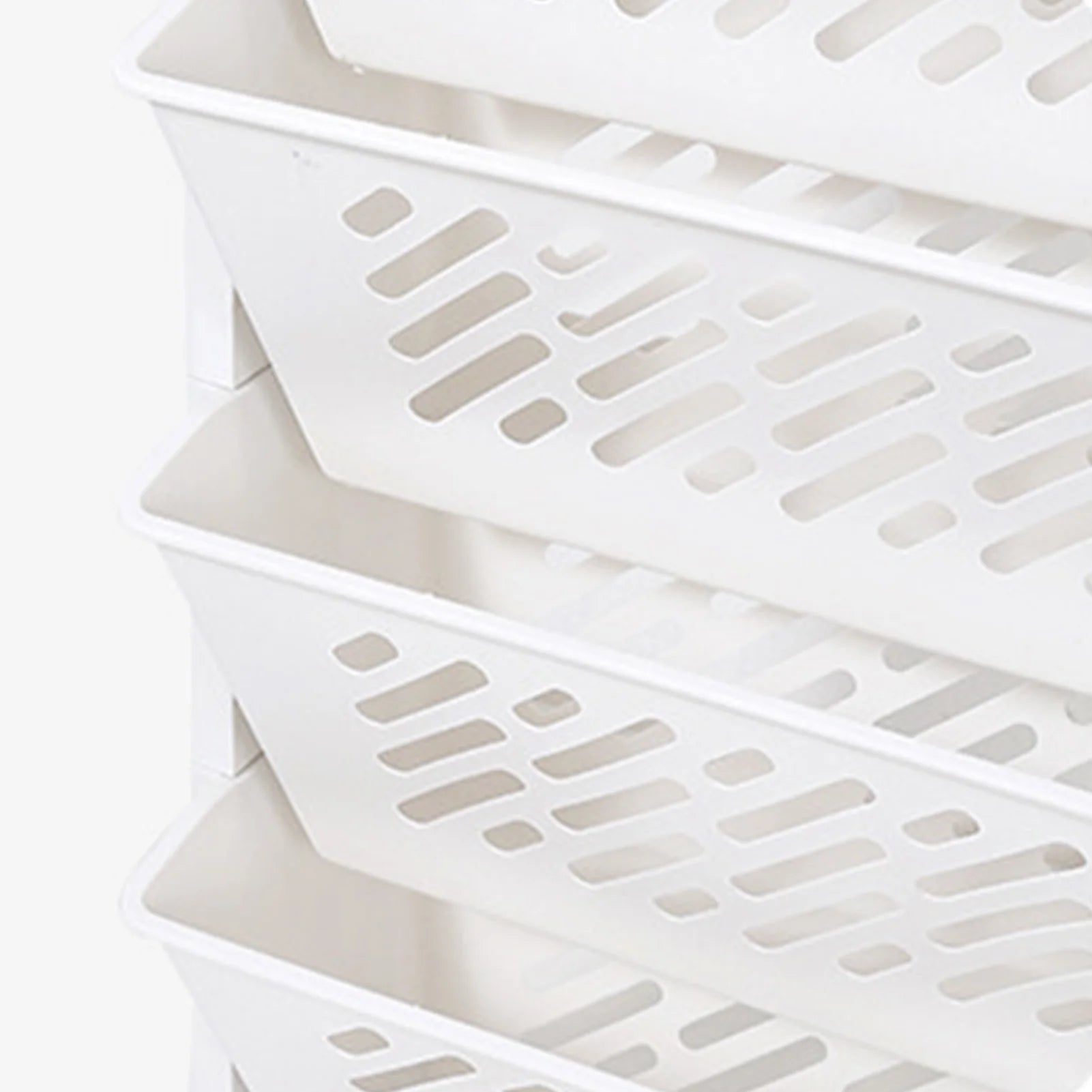 Movable Bookshelf Stable Structure Rolling Organization Shelf Removable Large Capacity Plastic Practical Compact