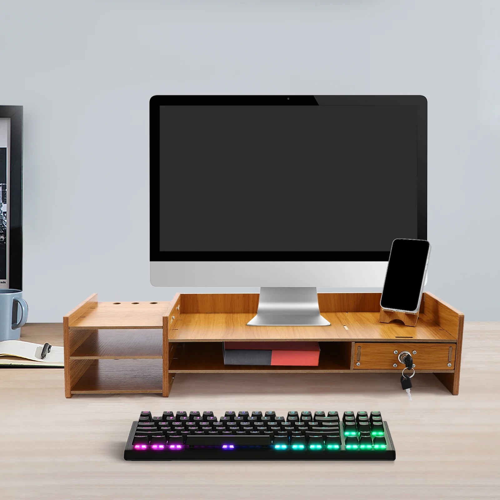 wood-mdf-monitor-stand-riser-no-assembly-required-exquisite-monitor-stand-with-drawer-ergonomic-height-wood-monitor-stand