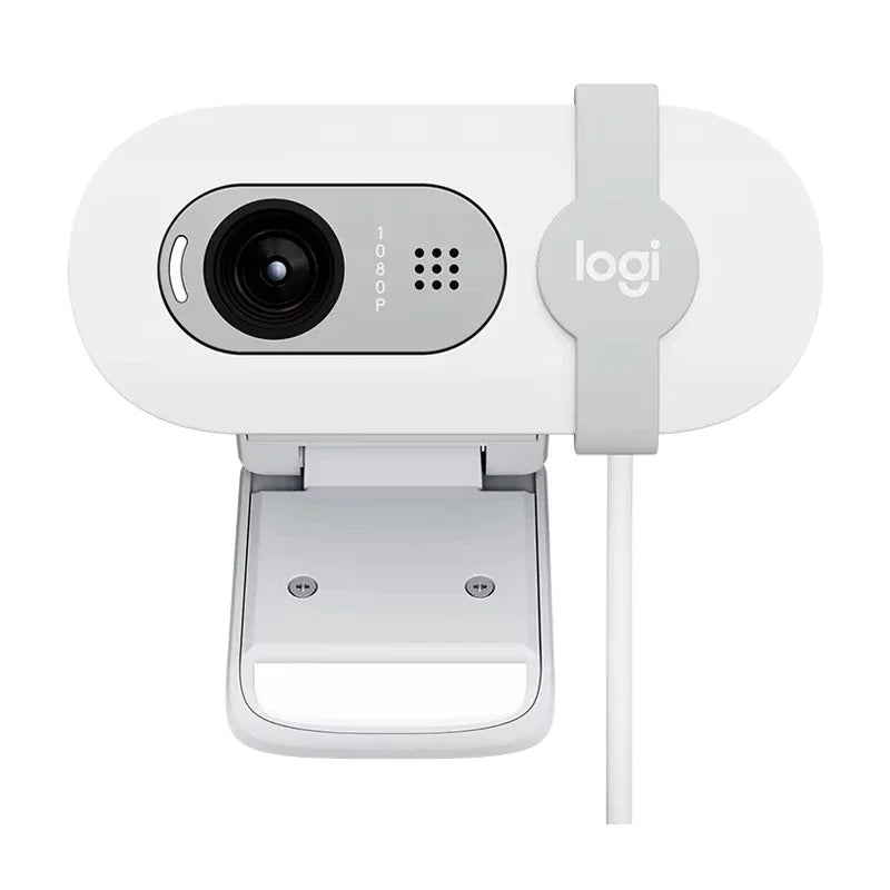 NewOriginal Logitech Brio 90 HD 1080p webcam with automatic light balancing integrated privacy shutter and built-in
