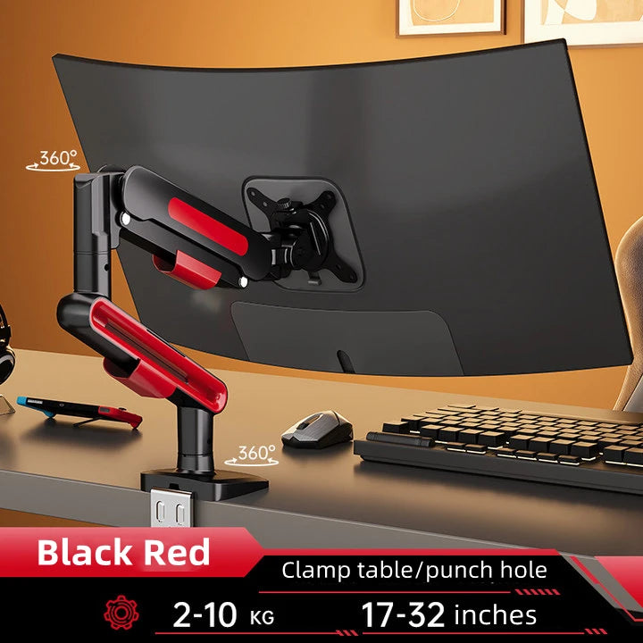 New Update Desktop Monitor Mount Bracket for 13 to 32-Inch LCD Screens Rotating Mechanical Arm Lift Base Desktop TV