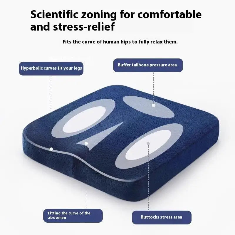Ergonomic Memory Foam Office Cushion Anti Hemorrhoid Cushion Chair Cushion Tailbone Pillow Car Office Seat Cushion