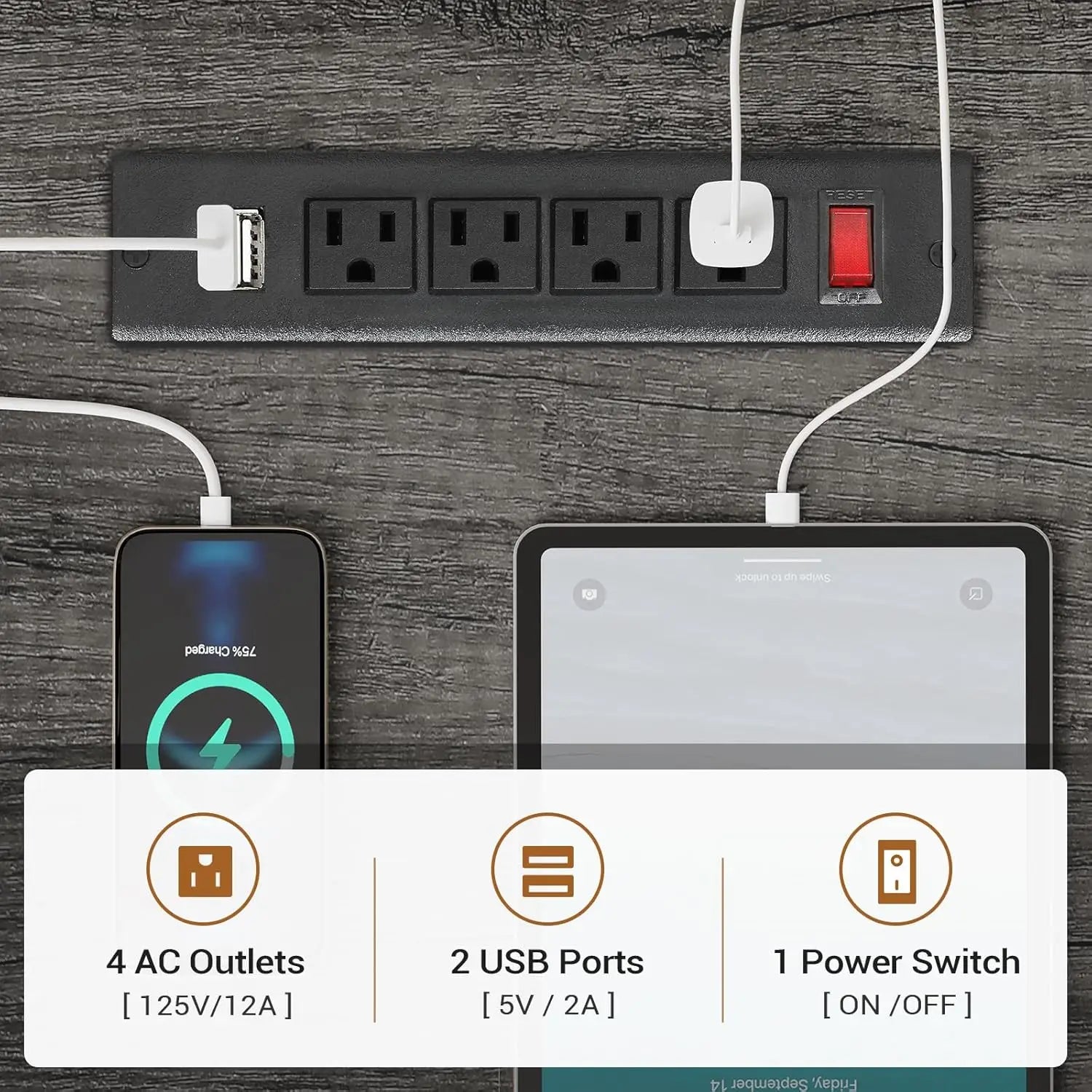 Computer Desk Reversible U Shaped Office Desk with 3 Fabric Drawers and Power Outlet Corner Gaming Desk with LED Lights
