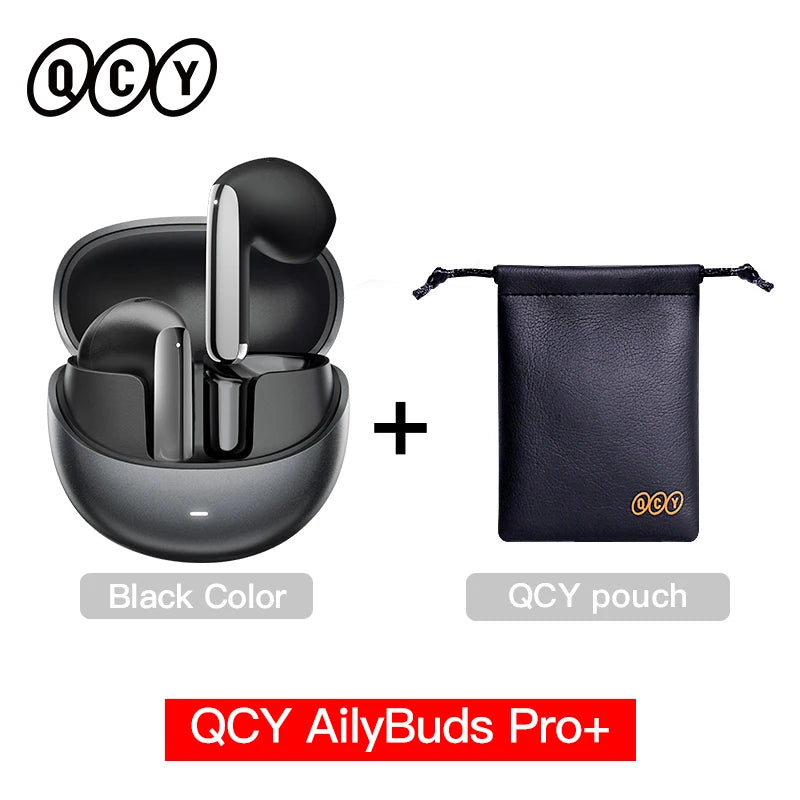 QCY HT10 AilyBuds Pro+ ANC Wireless Earphone Hi-Res Audio with LDAC Bluetooth 5.3 Earbuds 6 Mic AI HD Call Multipoint