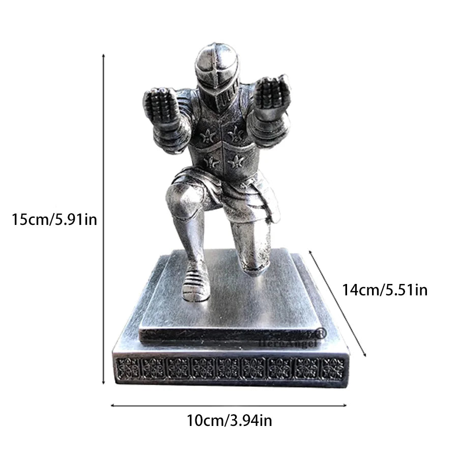 NEW Knight Pen Holder Executive Soldier Figurine Pencil Stand for Office Accessories deco Pen Stand Desk Organizer