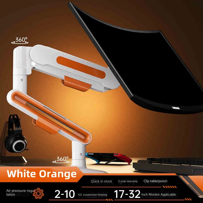 New Desktop Monitor Mount Bracket for 13 to 32 Inch LCD Screens Rotating Mechanical Arm Lift Base Desktop TV Screen