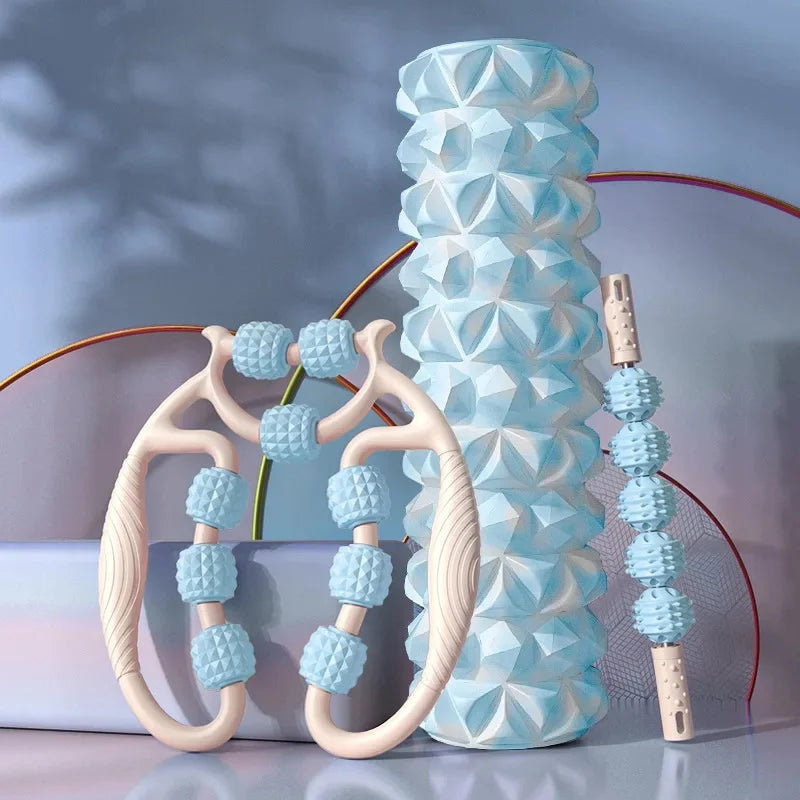 Diamond Foam Axle New Style Roller Slimming Legs Beauty Shaping Deep Massage Yoga Column Muscle Relaxation Equipment