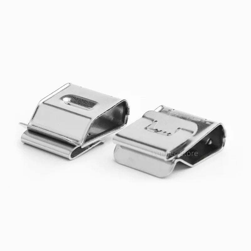 Solar Panel Cable Clips Stainless Steel PV Wire Clip Fixing Clamps 40/50/70/100PCS for PV Module Wire Accommodates 2