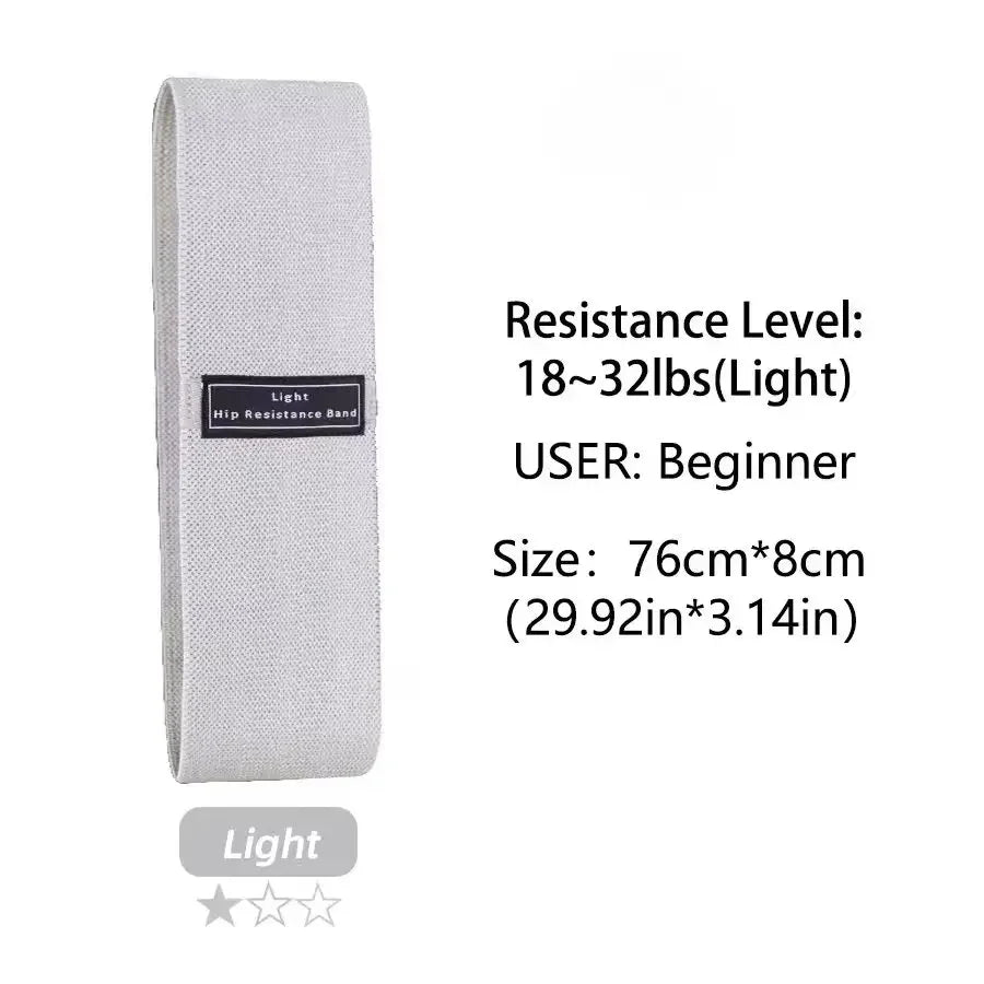 Fabric Resistance Hip Booty Bands Glute Thigh Elastic Workout Bands Squat Circle Stretch Fitness Strips Loops Yoga Gym
