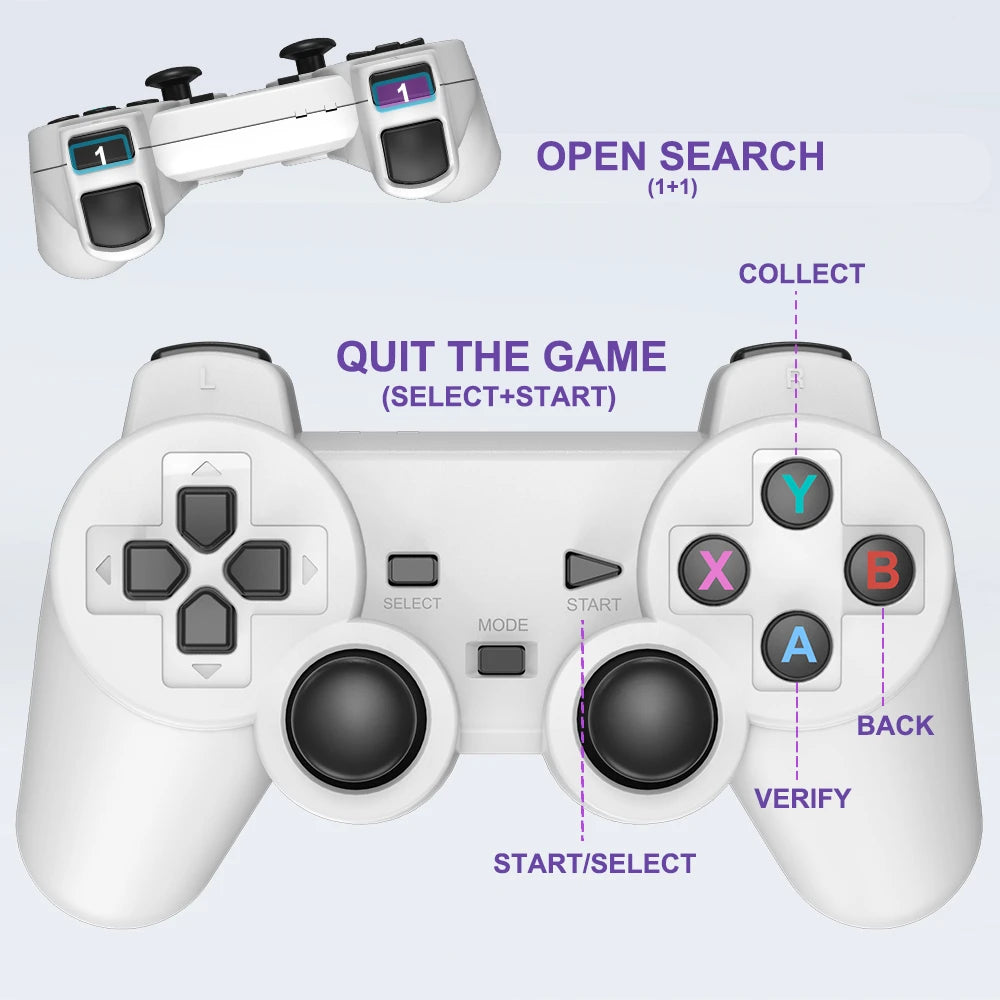 Velec Game Projector HY300 Pro HiFi 2IN1 Professional Chip Android Projector With 2 Wireless Game Controllers 20000+