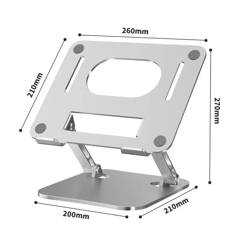 Aluminum 360° Rotation Portable Desktop Foldable Laptop Tablet Holder Bracket For iPad Macbook RedmiBook Galaxy Tab