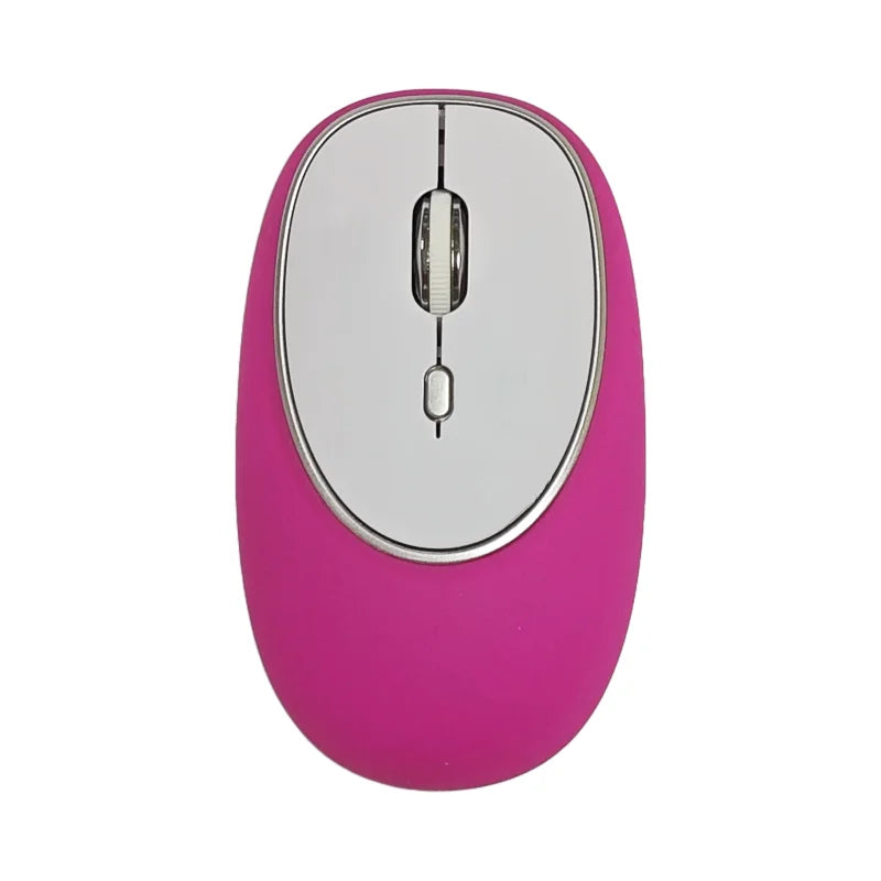 Wireless battery silicone mouse Ergonomic comfortable quiet lightweight portable computer mouse decompression mouse.