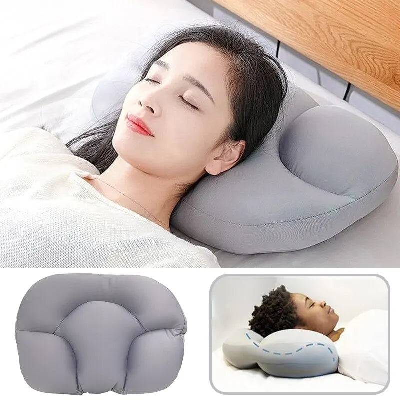 All-round Egg Shaped Cloud Pillow Soft Bed Pillow Nursing Pillow 3D Ergonomic Sleeping Memory Foam Egg Shaped Ergonomic