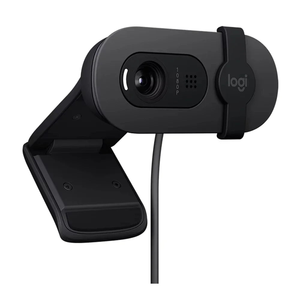 NewOriginal Logitech Brio 90 HD 1080p webcam with automatic light balancing integrated privacy shutter and built-in