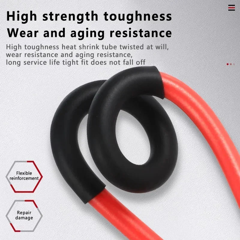 10/100M 3:1 Heat Shrink Tubing Dual Wall Adhesive Lined 2.4-25.4mm Waterproof Wire Cable Sleeve Kit Electrical