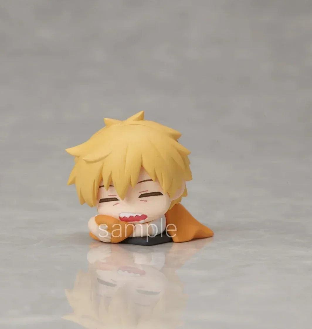 Chainsaw Man Denji Figure Sleeping Aki Decoration Kawaii Action Figurine Power Staue Anime Table Decor Desk Accessories