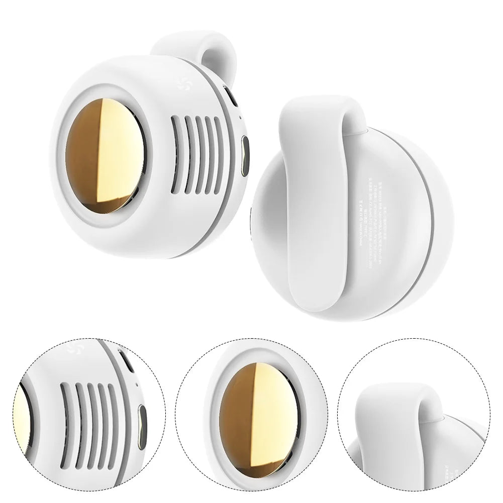 Mini Clip Waist Fan 900mAh Rechargeable Battery Electric Fan Outdoor Camping Personal Body Fan Summer Cooling Air