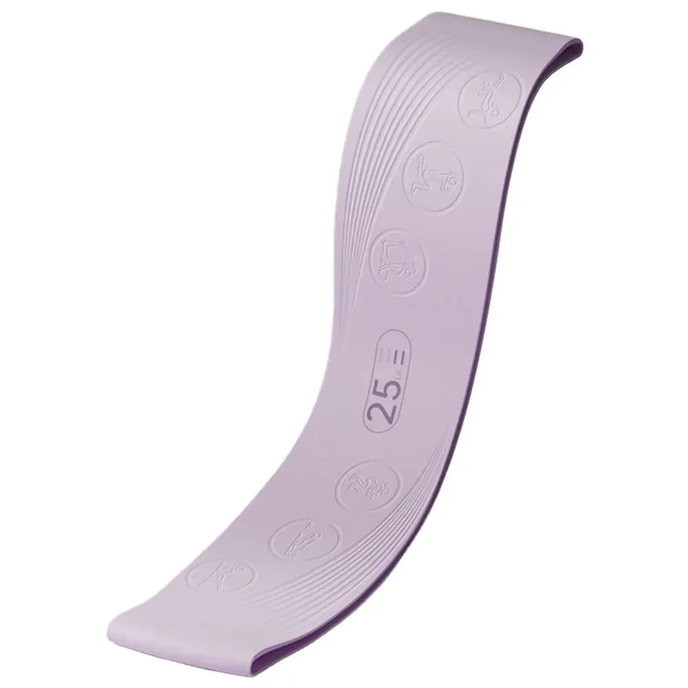 Silicone Resistance Bands with 4 Resistance Levels Workout Stretch Bands for Strength Training for Home Gym Yoga