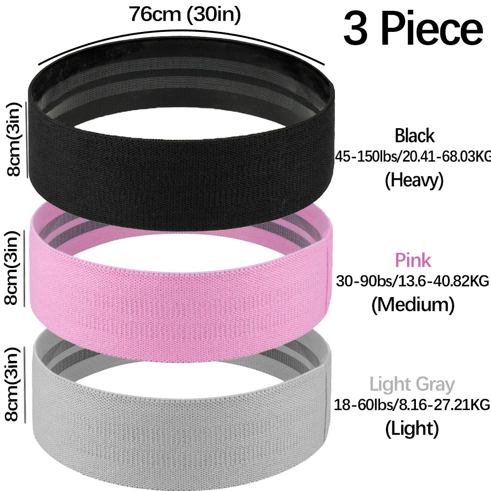 Custom Logo Booty Bands for Women and Men Fitness Elastic Exercise Workout Bands Hip Circle Thigh Squat Gym Equipment