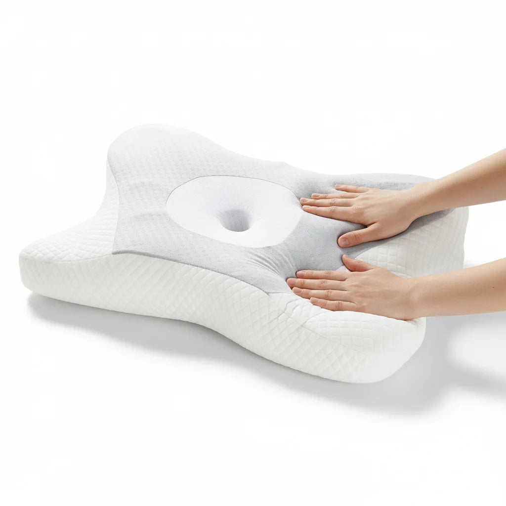 Cervical Memory Foam Pillow for Pain Relief Ergonomic Neck Support Pillow for Side Back and Stomach Sleepers Bed Pillow