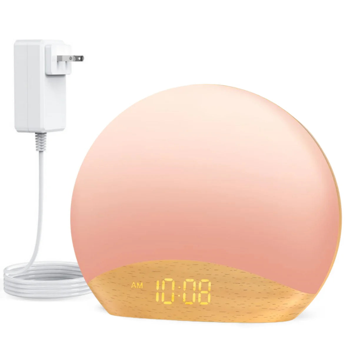 Awakening Wake Up Sunrise Alarm Clock Table Clock Dimmable with 3 Ring 8 Nightlight 26 Sound Sleep Timer Night Light