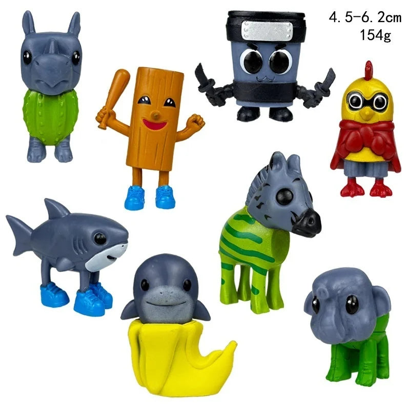 Italian Brainrot AI Animals Tung Tung Tung Sahur Figure Tralalelo Tralala Figurine Doll Toy Desk Decoration Model