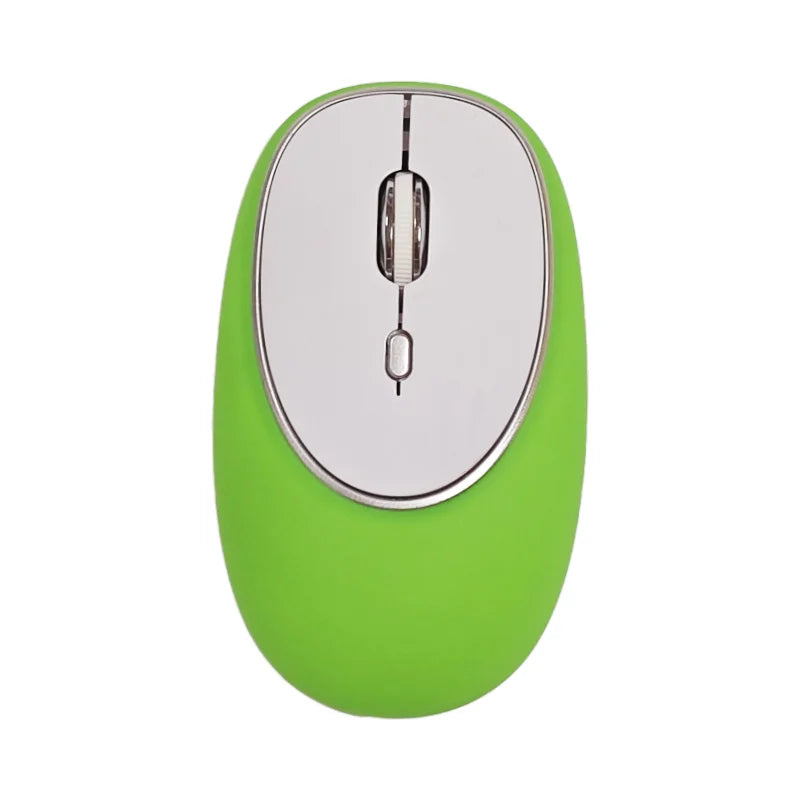 Wireless battery silicone mouse Ergonomic comfortable quiet lightweight portable computer mouse decompression mouse.
