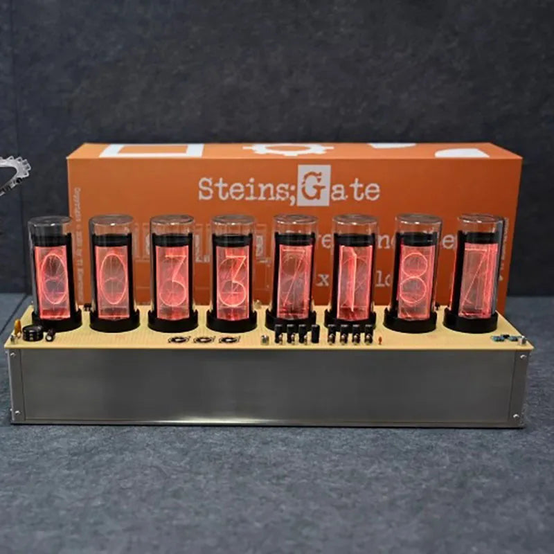 Creative Led Proposed Glow Tube Clock Destiny Stone Gate APP Rate of Change Detector Multi Functional Timer Desktop