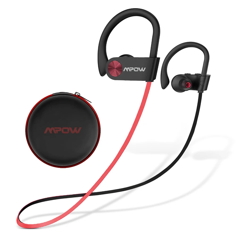 Mpow Flame IPX7 Waterproof Bluetooth Headphones V5.3 Earphone with CVC6.0 Noise Canceling Mic HiFi Stereo Wireless