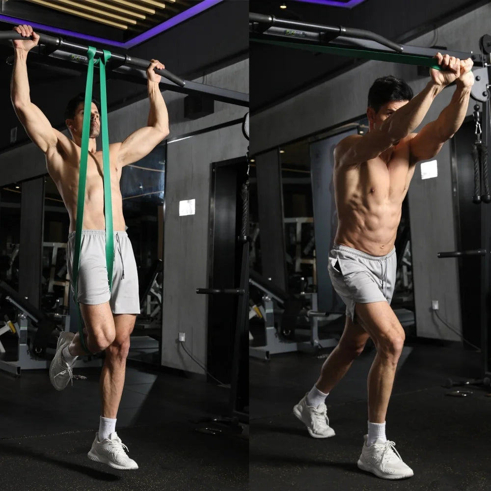 Fitness elastic band TPE strength training track and field resistance band pull up tension band assisted squat yoga