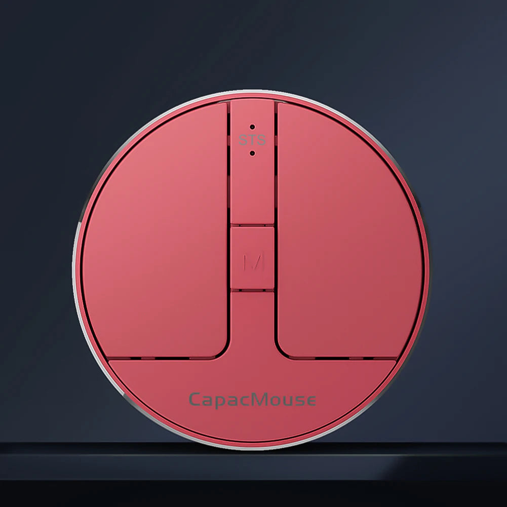 Wireless Mouse 3 Mode Bluetooth5.2/2.4G/USB Mini Capacitive Mice Ultra Thin Wireless Computer Mouse Adjustable DPI