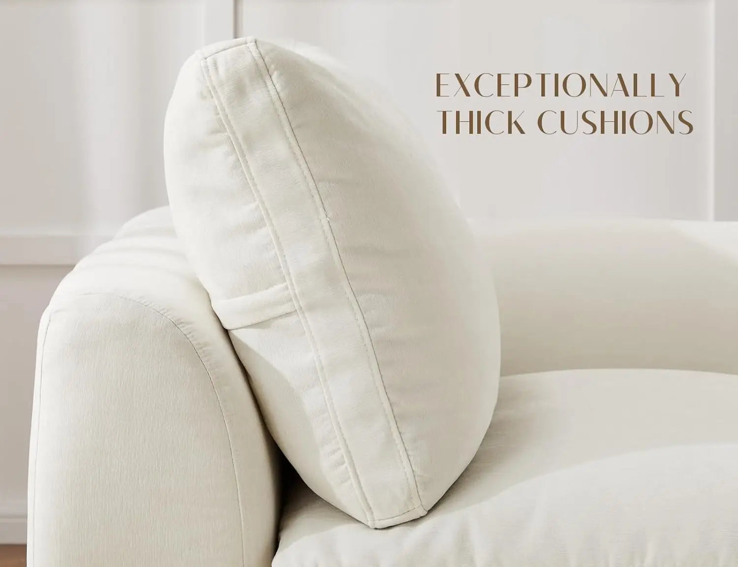 Oversized Cloud Couches for Living Room Convertible Sectional Couch with Ottoman 7 Seater Large Modular Sectional Sofa