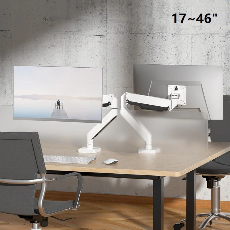 HILLPORT 17-49’’ Desktop Gas Spring Mount Monitor Arm Holder Soport TV Stand Base Support computer stand US/JP can ship