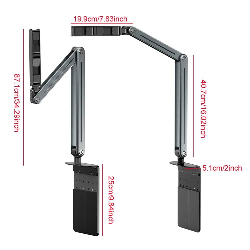 Tablet Holder Stand for Bed for 4.7’’-12.9’’ Device Adjustable Tablet Stand for Bed for Ipad IPhone/N-Switch/Samsung